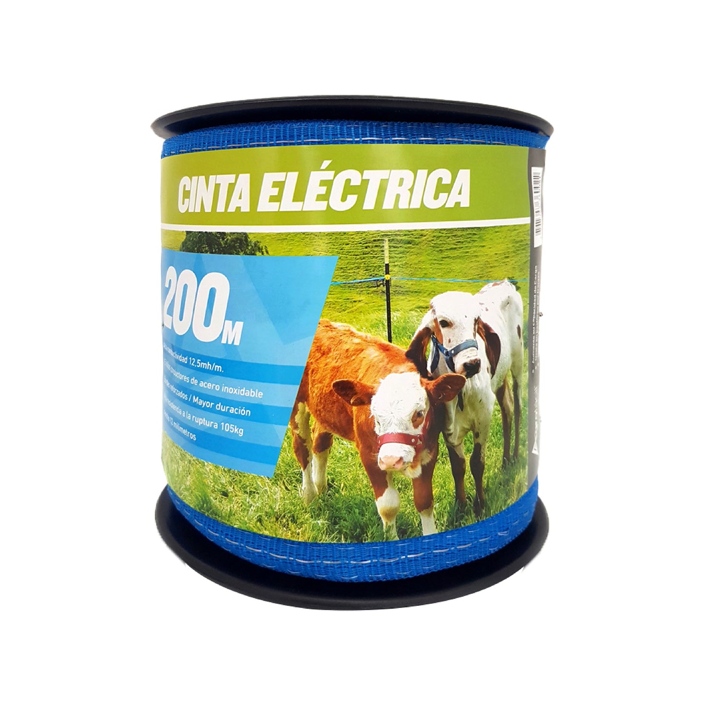 Cinta Eléctrica Rollo x 200mt Agrofácil Paquete x 10 unds