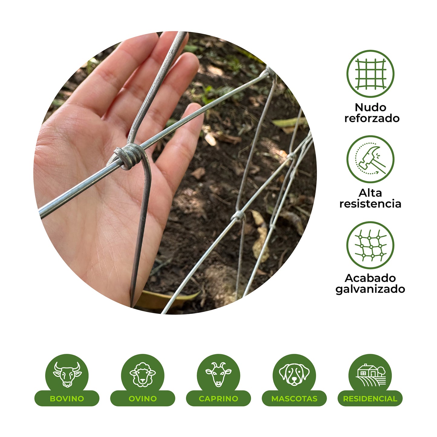 Malla Graduada Agrofácil 1.47m x 50m x 3 unds