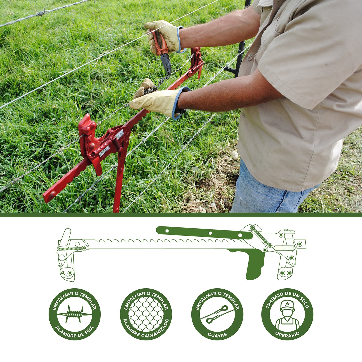 Tensor de Alambre Agrofácil