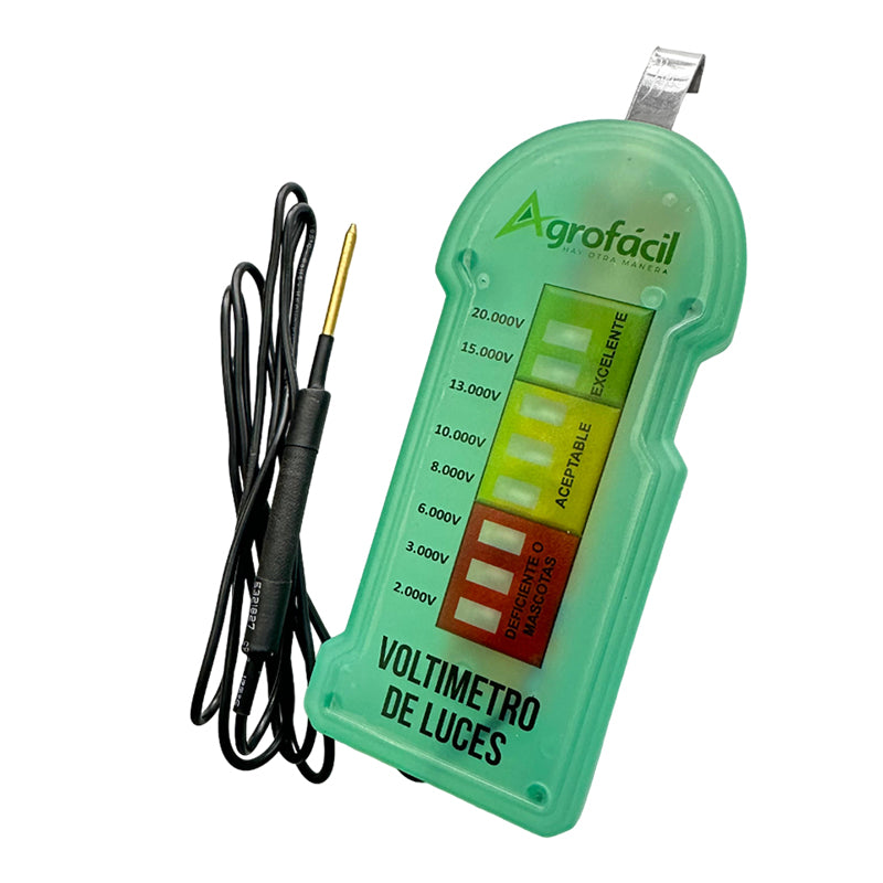 Voltímetro de Luces Agrofácil