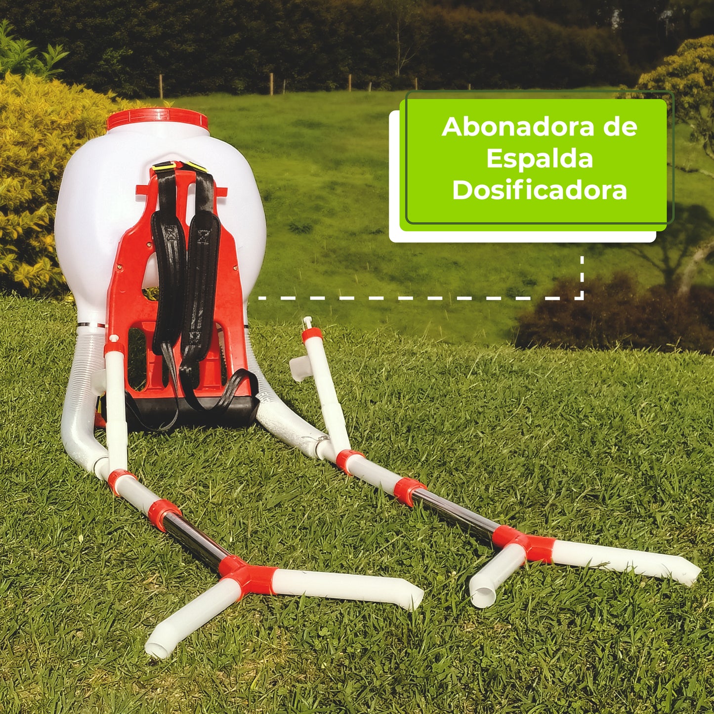 Abonadora de Espalda Dúo+ Sembradora Manual Agrofácil