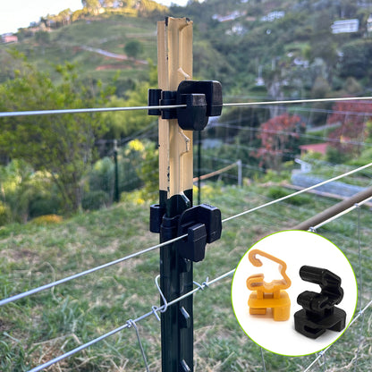 Aislador Poste de Acero Agrofácil x 50 unds