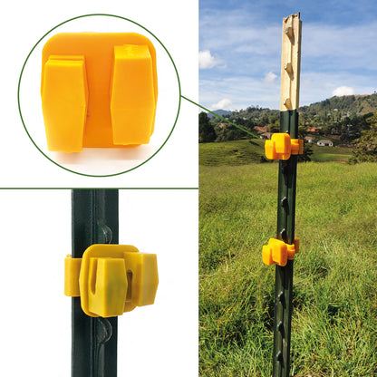 Aislador Poste de Acero Bolsa Agrofácil x 100 unds