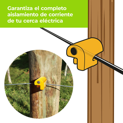 Aislador Puntilla Agrofácil Paq x 200 unidades