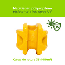 Aislador Ovalado (Terminal Amarillo) Agrofácil Paquetes x 25 / 100 / 500 Unds