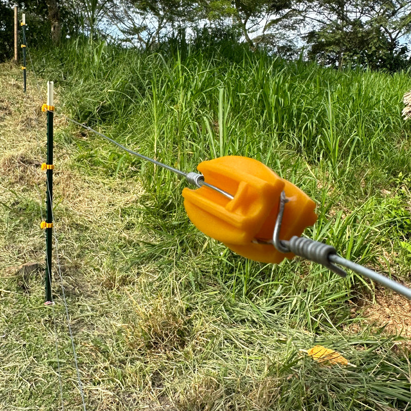 Aislador Ovalado (Terminal Amarillo) Agrofácil Paquete X 500 UNDS