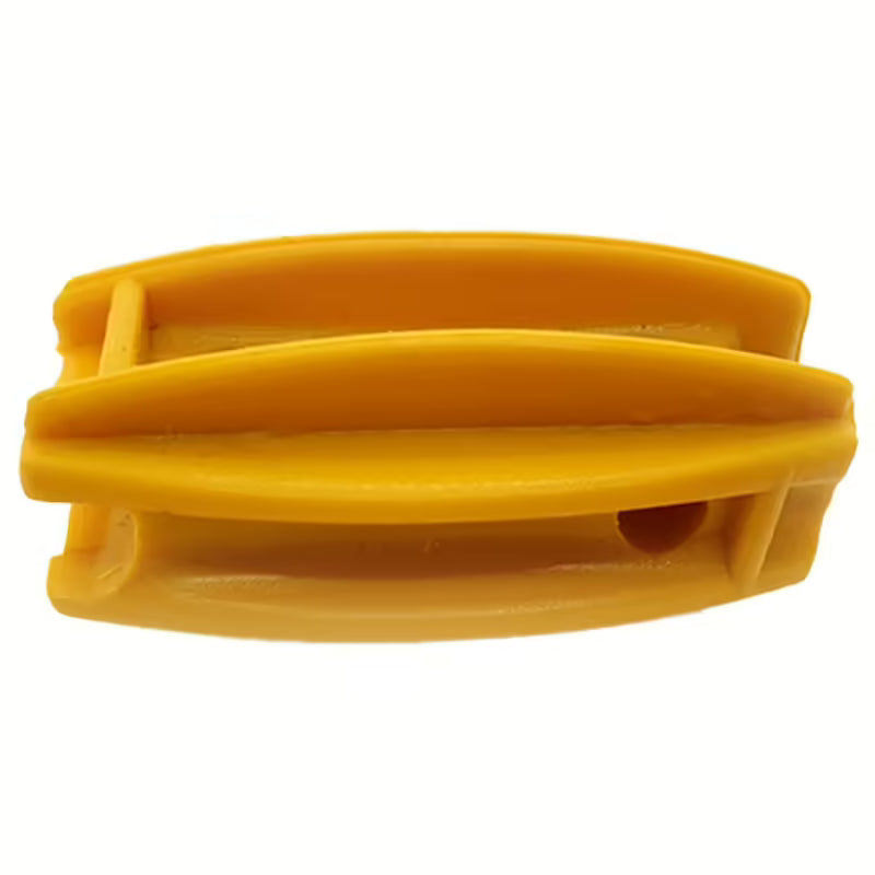 Aislador Ovalado (Terminal Amarillo) Agrofácil Paquetes x 25 / 100 / 500 Unds