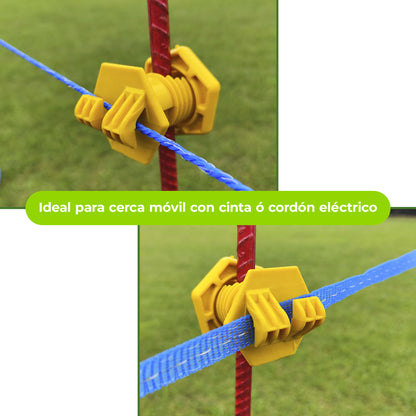 Aislador Varilla Cerca Móvil Agrofácil x 50 unidades