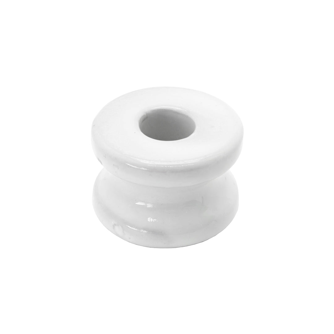 Aislador Terminal de Porcelana Agrofácil x 4 unidades