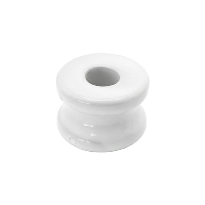 Aislador Terminal de Porcelana Agrofácil x 4 unidades