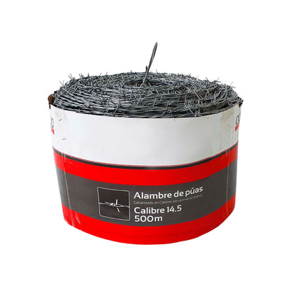 Alambre de Púas C14.5 x 500m TORNADO