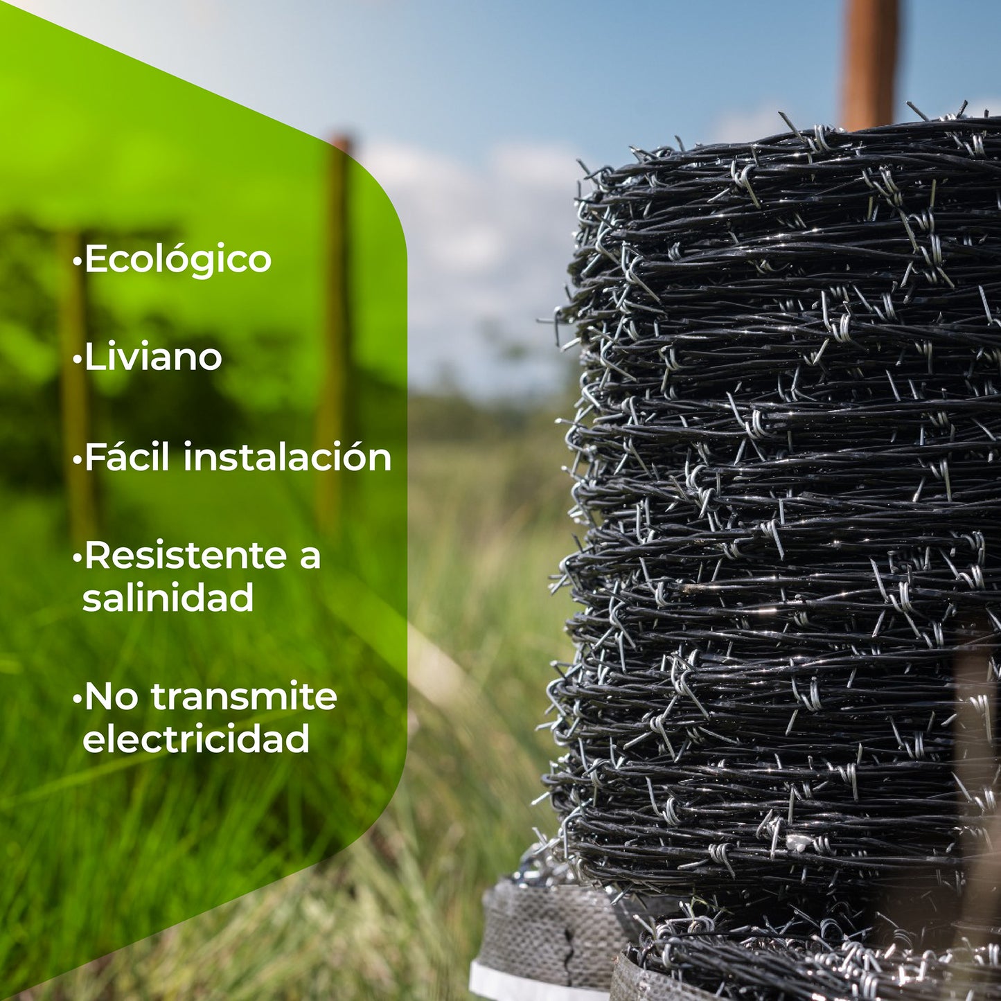 Alambre de Púas Híbrido C12 x 400m Farmer