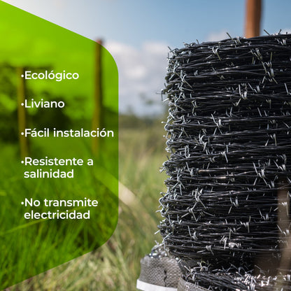 Alambre de Púas Híbrido C12 x 400m Farmer