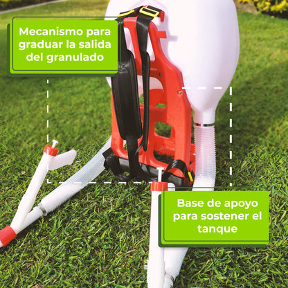 Combo Sembradora rotativa + Abonadora de espalda DUO Agrofácil