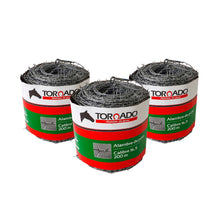 Alambre de Púas C16.5 x 200m PAQUETE X3 unds TORNADO