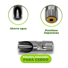 Bebedero Metálico para Cerdo Agrofácil