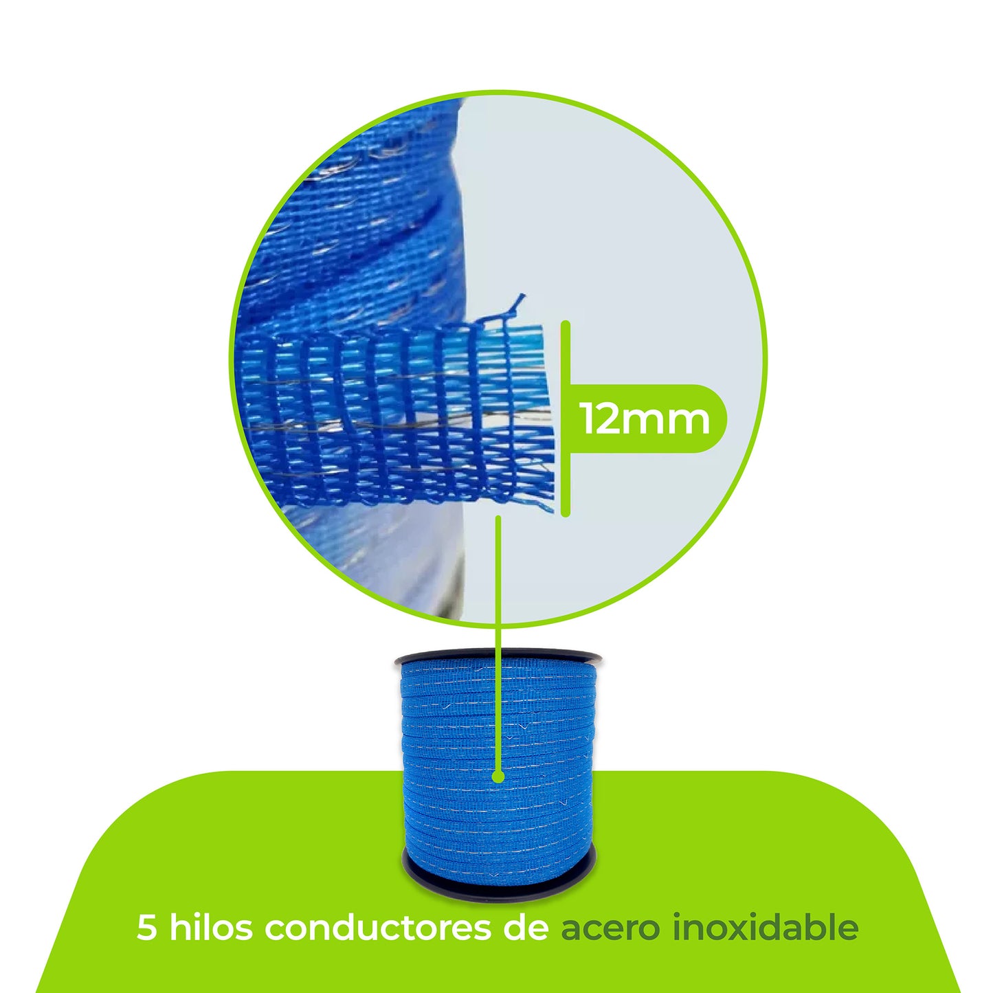 Cinta Eléctrica Rollo x 200m Agrofácil