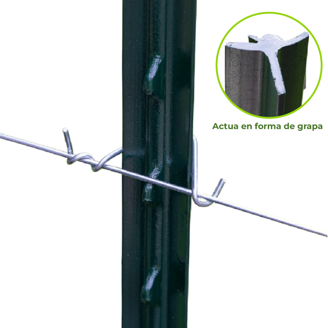 Clip Galvanizado Púa Malla Agrofácil Paquete x 100 / 500 unidades