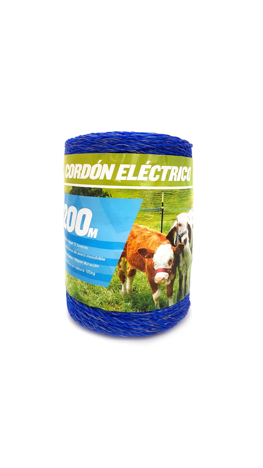 Cordón Eléctrico Rollo x 200m Agrofácil