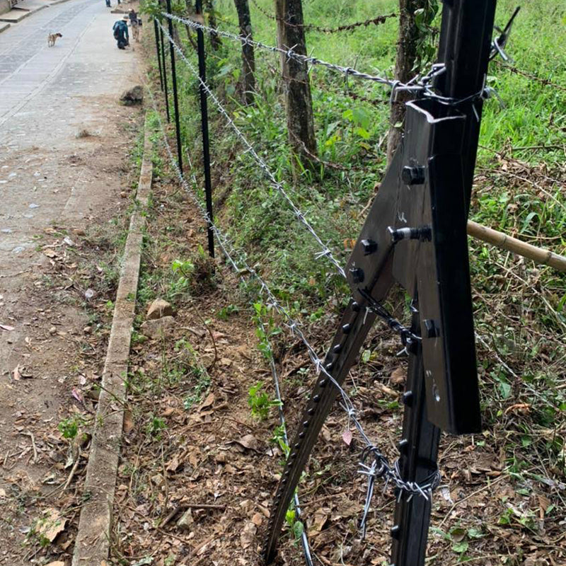 Esquinero Doble Poste de Acero Agrofácil