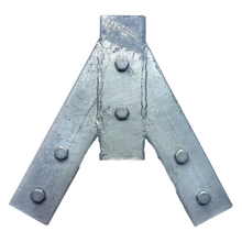 Esquinero Doble Poste de Acero Agrofácil