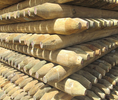 Estacón de Madera Inmunizado Cilindrado Agrofácil