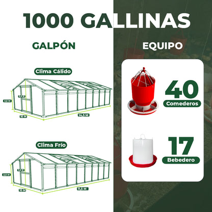 Comedero Gallina Ponedora Agrofácil