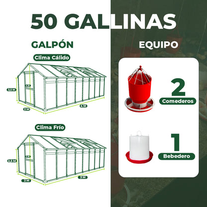 Comedero Gallina Ponedora Agrofácil