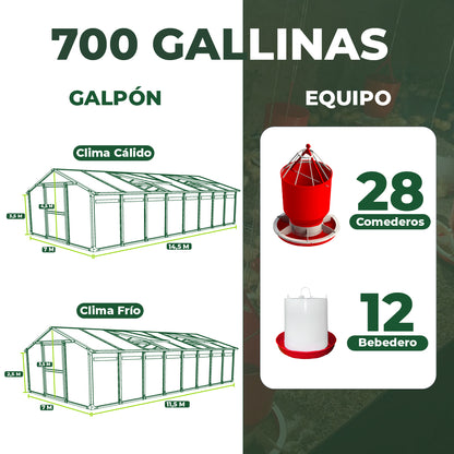 Comedero Gallina Ponedora Agrofácil