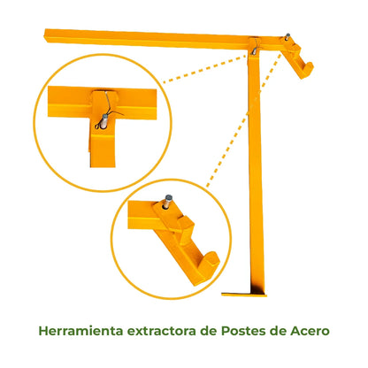 Gato Poste de Acero Agrofácil