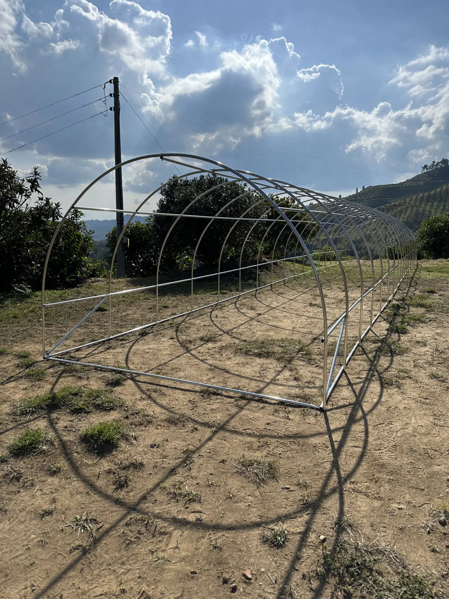 Invernadero Portátil Túnel Agrofácil 18 x 3 x 2m