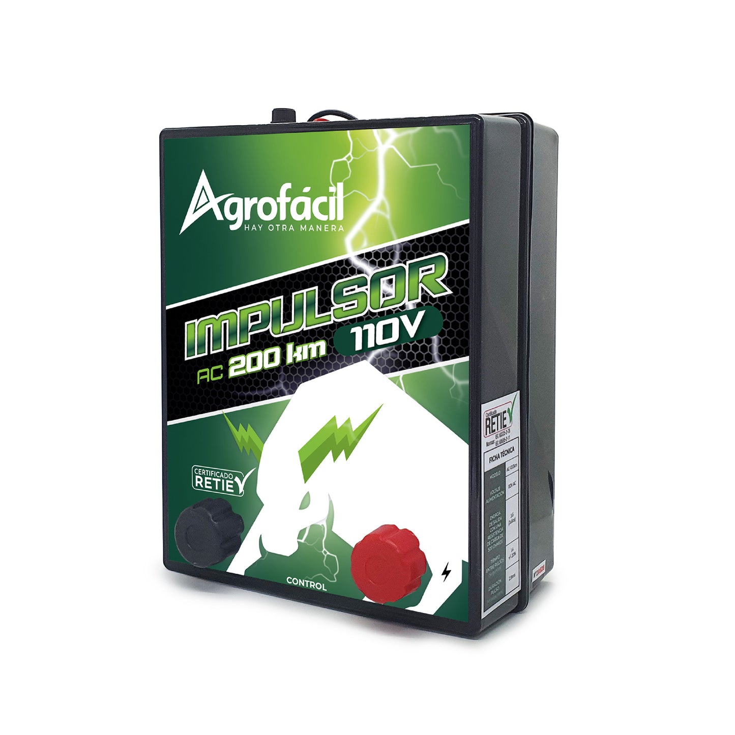 Impulsor Cerca Eléctrica 110V Agrofácil