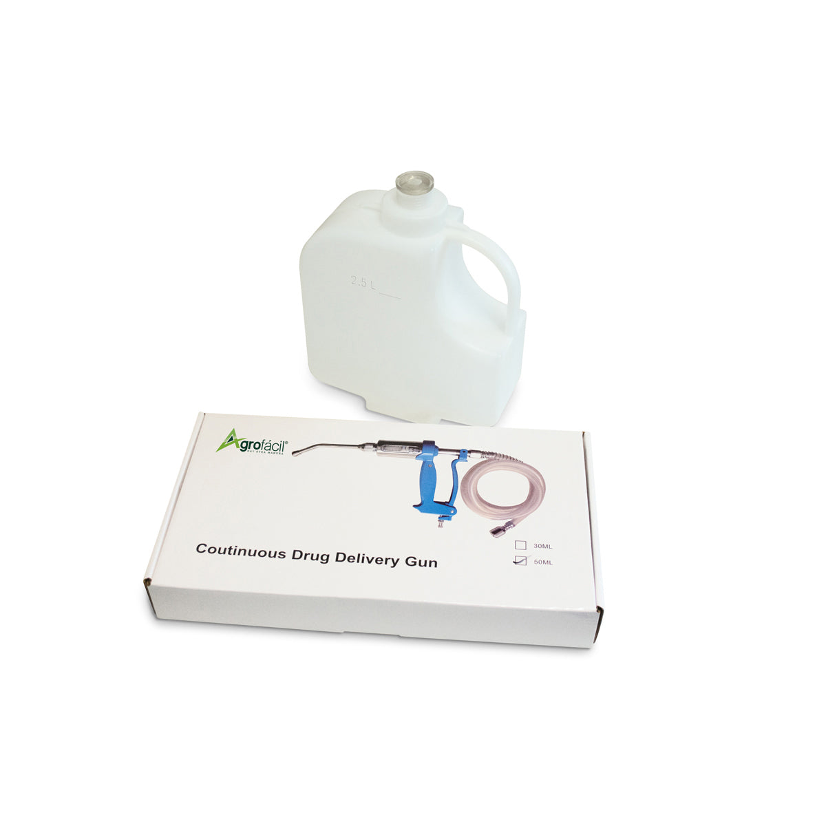 Jeringa Oral 50ml con Tanque Agrofácil
