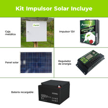 Kit Solar Impulsor 12V Cerca Eléctrica Agrofácil