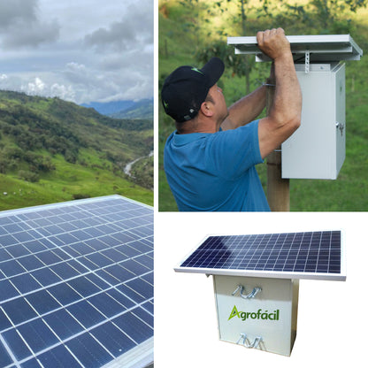 Kit Solar Impulsor 12V Cerca Eléctrica Agrofácil