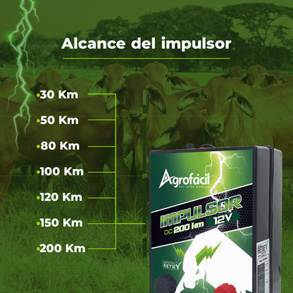 Kit Solar Impulsor 12V Cerca Eléctrica Agrofácil