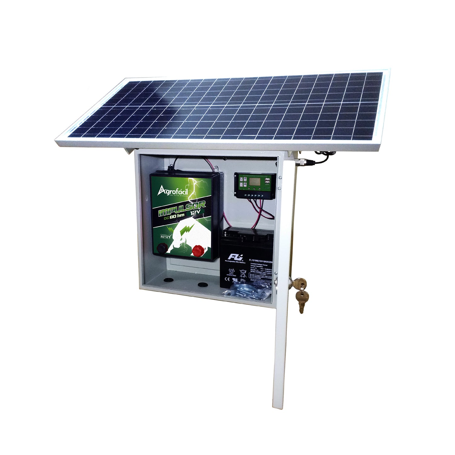 Kit Solar Impulsor 12V Cerca Eléctrica Agrofácil