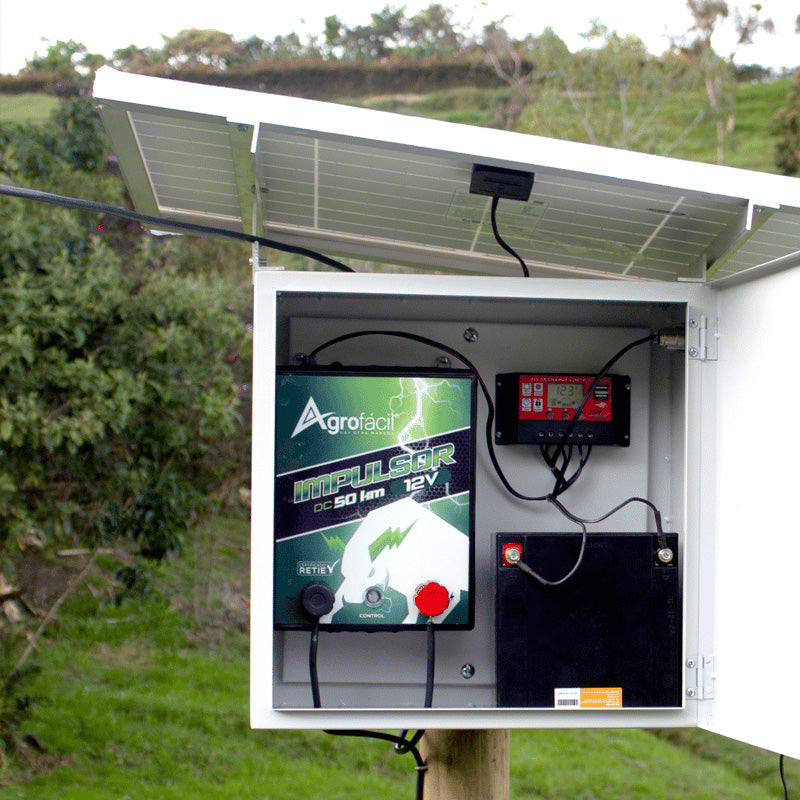 Kit Solar Impulsor 12V Cerca Eléctrica Agrofácil