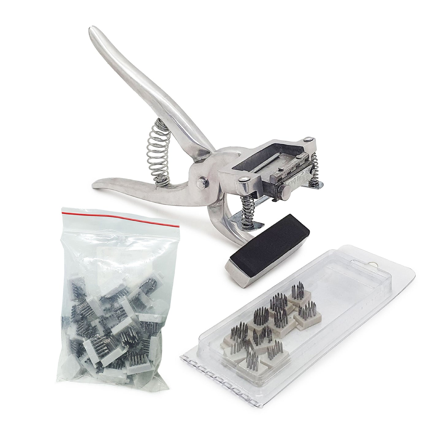 Pinza Tatuadora Bovina 3/8" 4 Dígitos Agrofácil