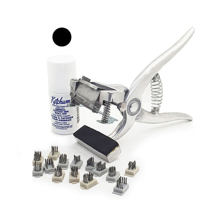 Kit Tatuadora Bovino Giratoria 3/8 4 Dígitos Agrofácil