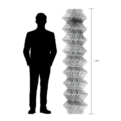 Malla Eslabonada Agrofácil 1.80 mt x 10m Agrofácil