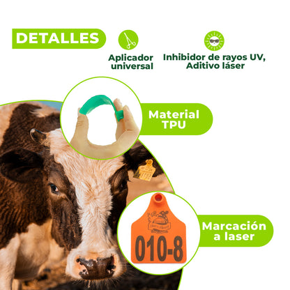 Orejera Cerdo/Ovino estandar Agrofácil