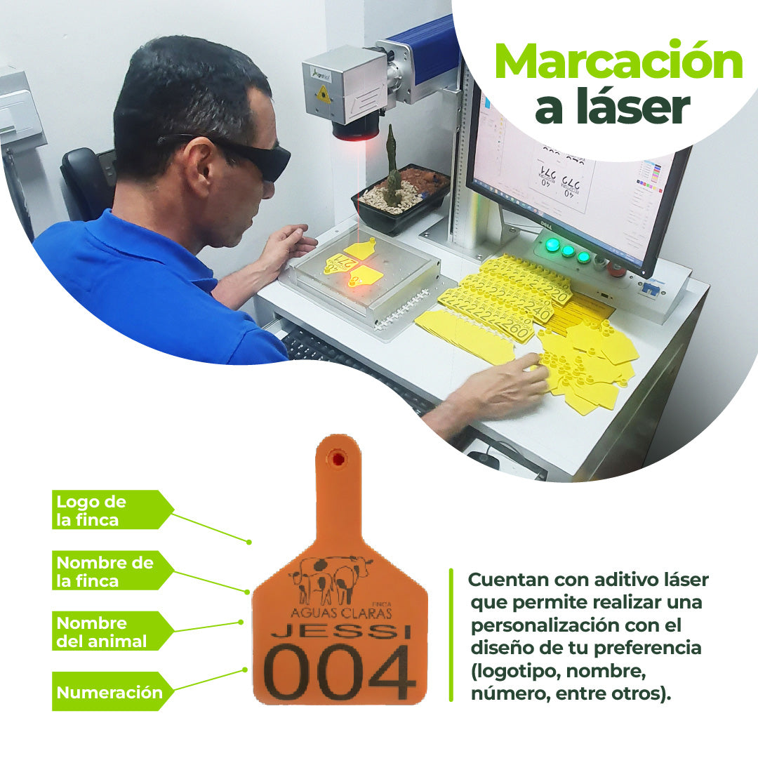 Orejera Cerdo/Ovino estandar Agrofácil