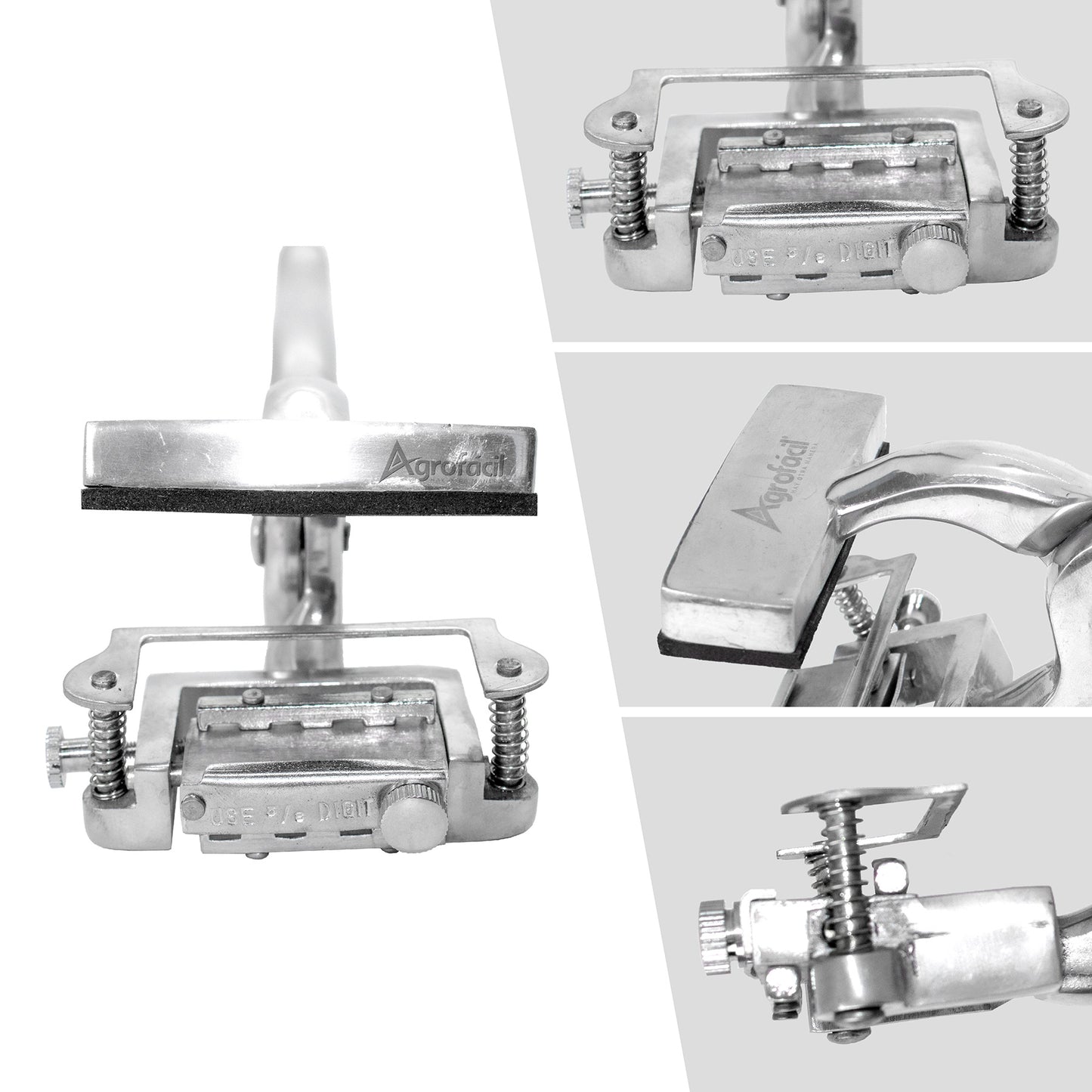 Pinza Tatuadora Bovina 3/8" 4 Dígitos Agrofácil