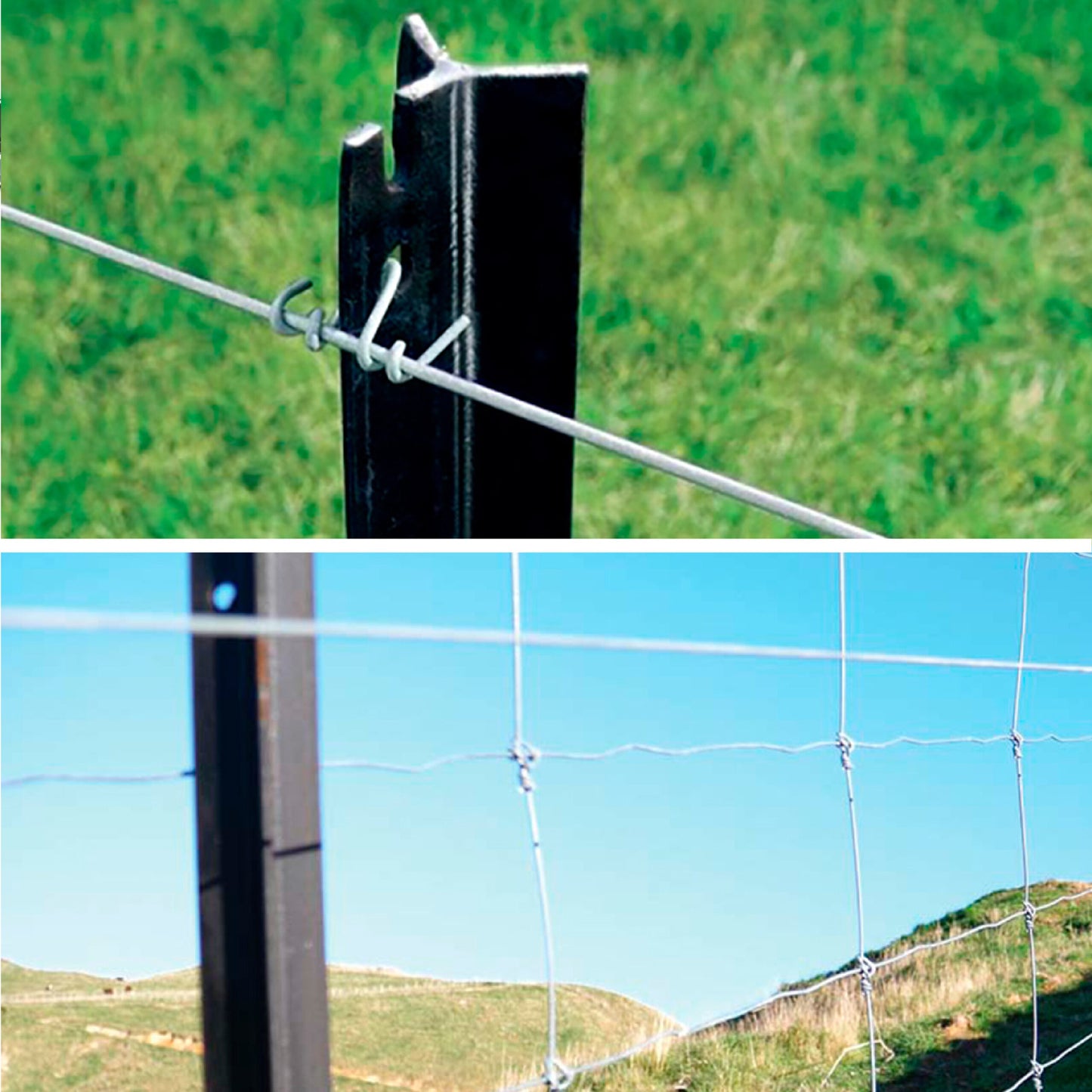 Poste de Acero Tutor Cultivos  2.30m Agrofacil