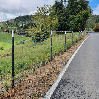 Poste de Acero Perimetral 2.12m Agrofácil x 50 unidades