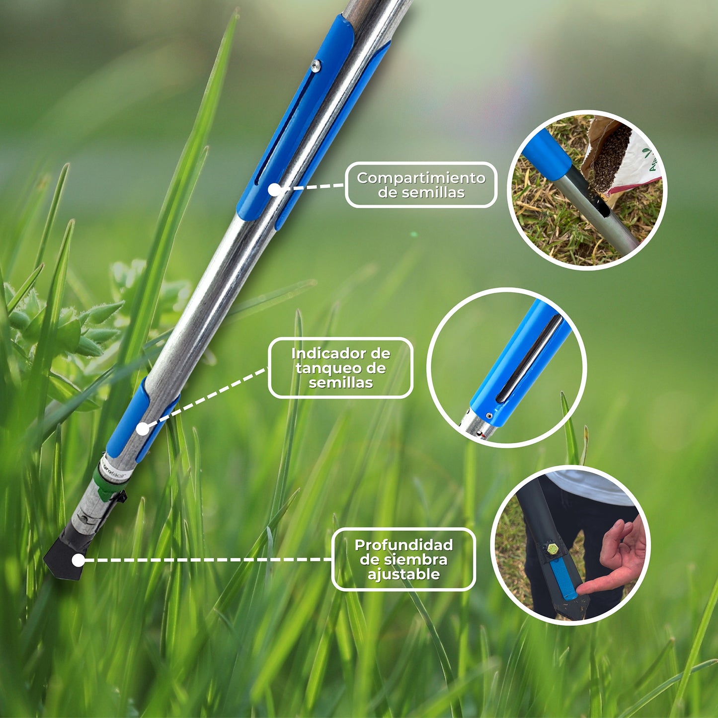 Sembrador de Pasto Recatón Agrofácil