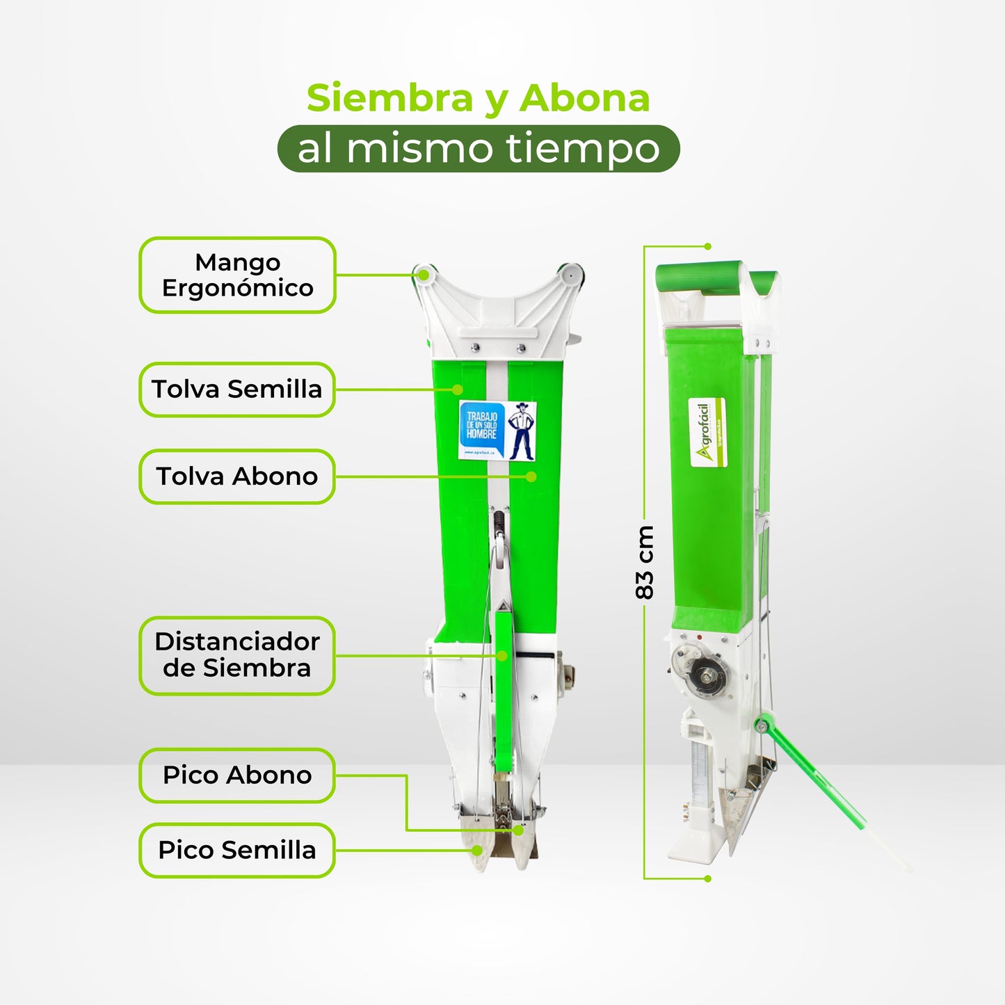 Sembradora Abonadora Manual Agrofácil