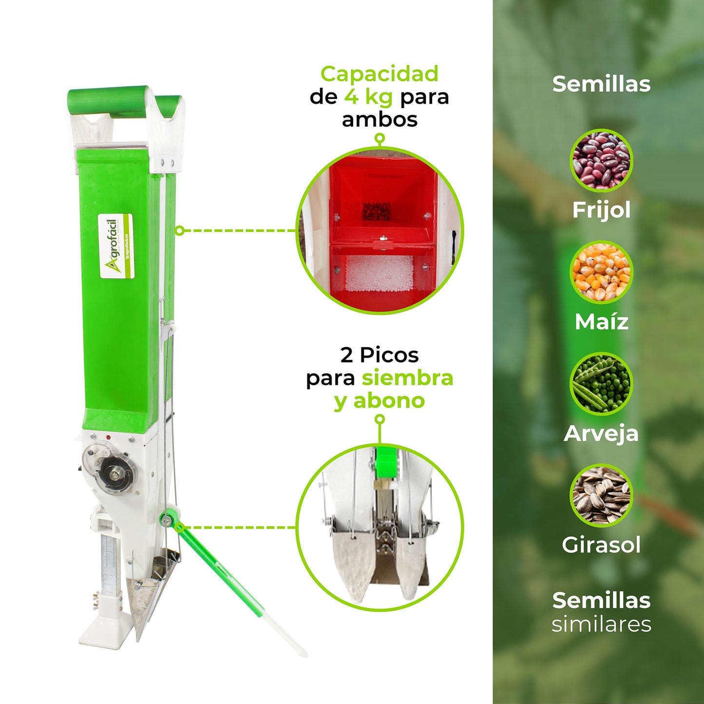 Sembradora Abonadora Manual Agrofácil