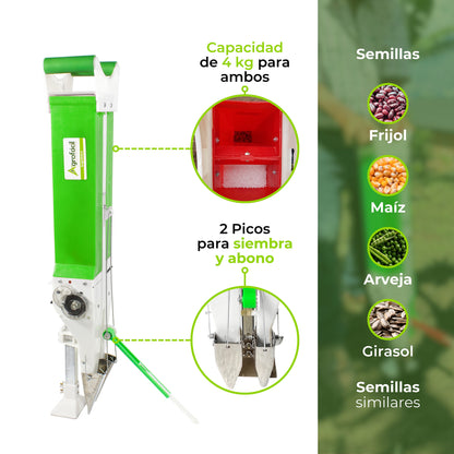 Sembradora Abonadora Manual Agrofácil